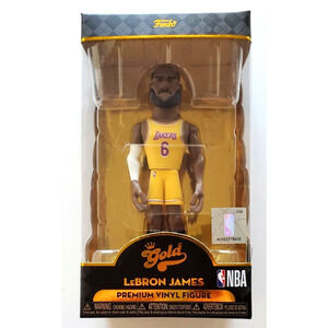 Lebron James Premium Funko‎ Pop Vinyl Action Figure Gold Collectible Toy Lakers